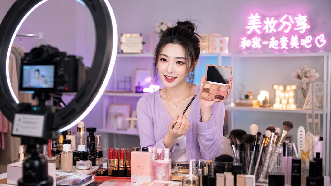 网红主播美妆视频教程